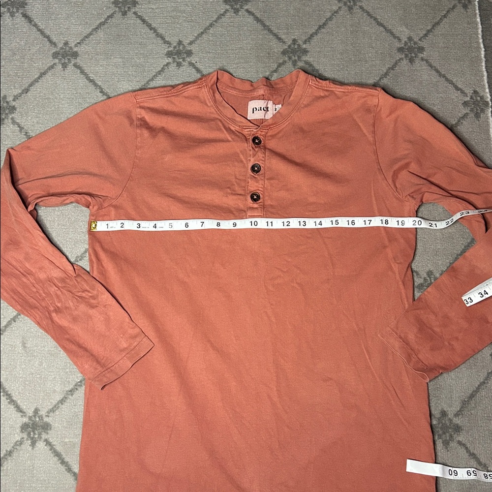 Pact Button-Up Henley - Picture 4 of 7